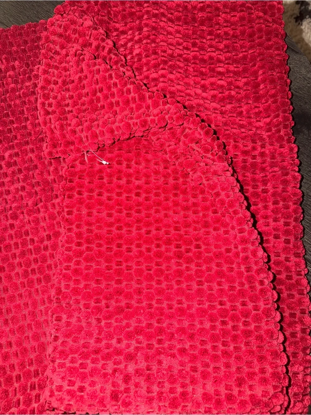 Dark Red Decorative Throw Pillow Covers